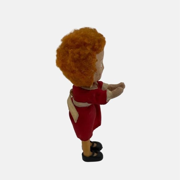 Vintage 1982 Applause Little Orphan Annie Pencil Grabber Doll Clip On 5" - Picture 3 of 6